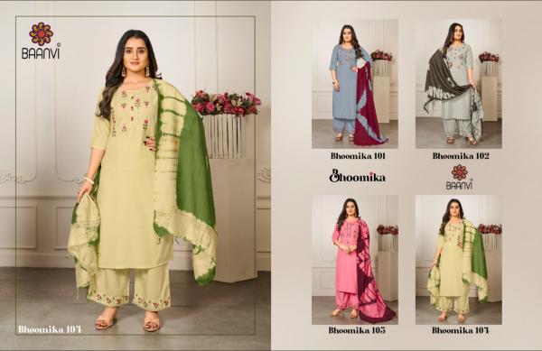 Baanvi Bhoomika Embroidery Designer Readymade Suit